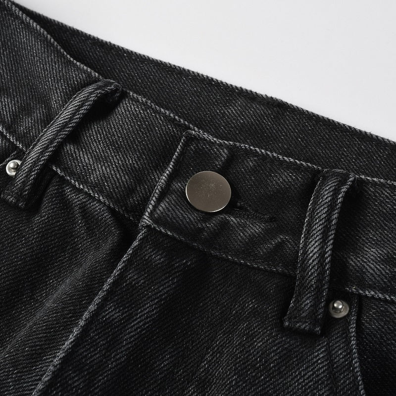 IAC | STARRY RIDER FLARED BLACK JEANS