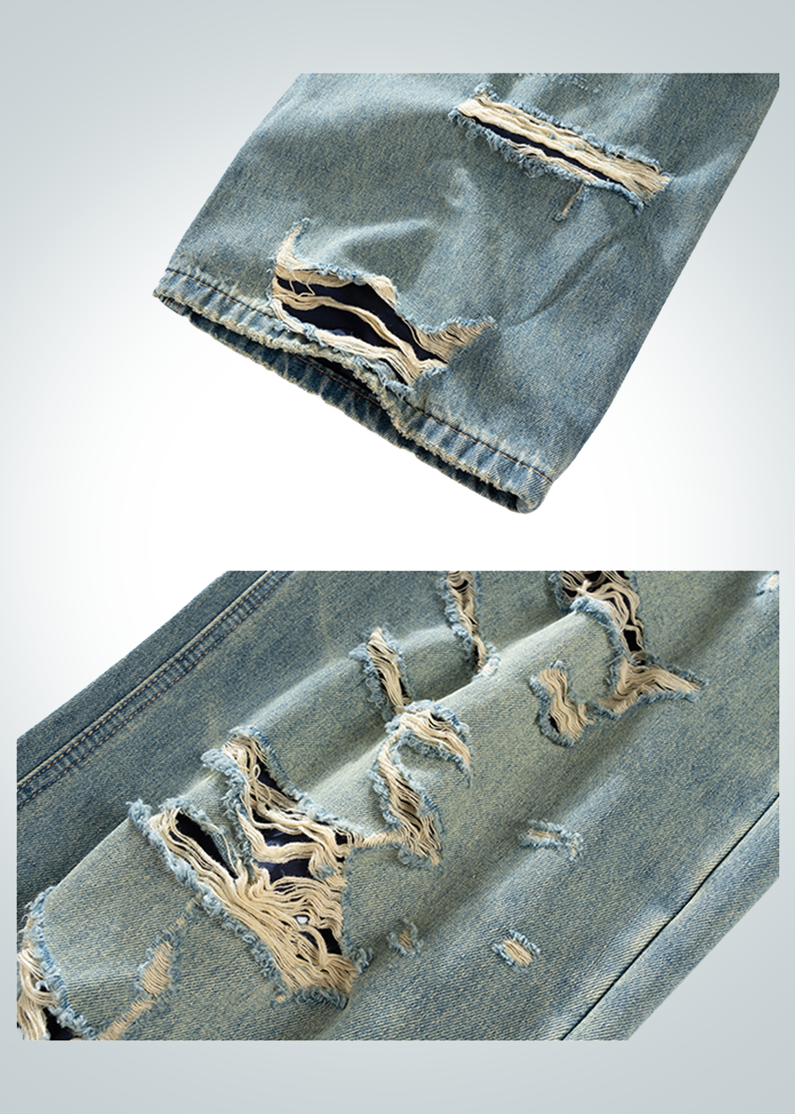 IAC | Destroyed baggy denim