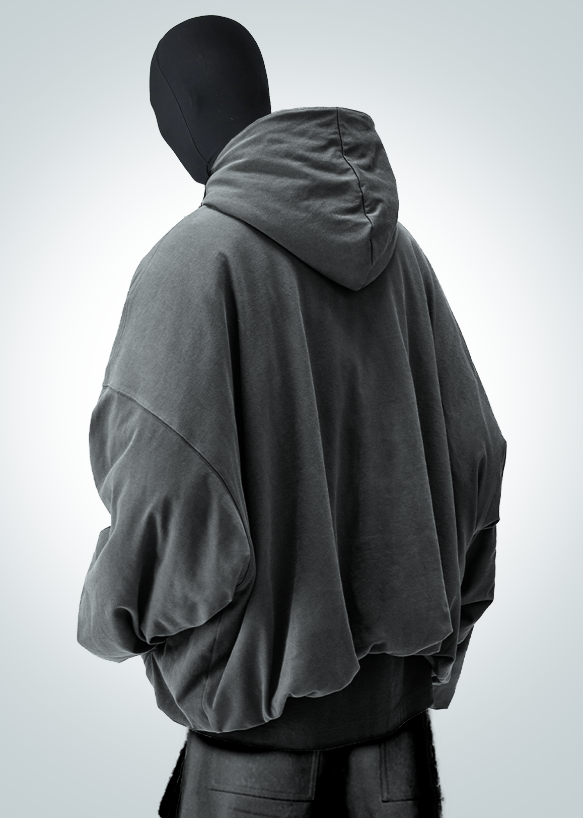 IAC | Short wide profile hoodie