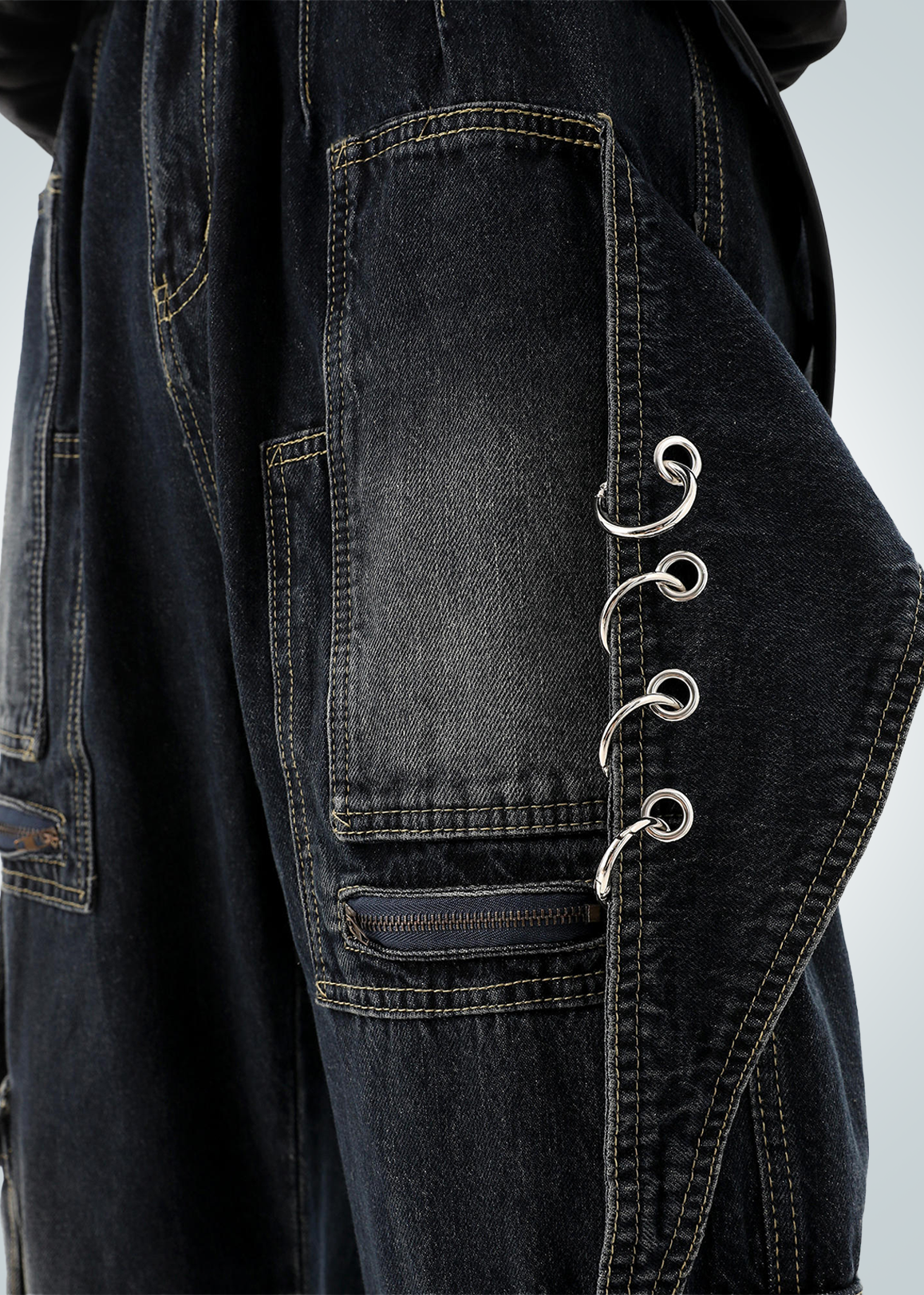 IAC | Multi-pocket denim pants
