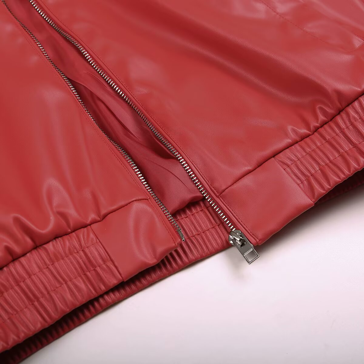 IAC | PP Type leather red jacket