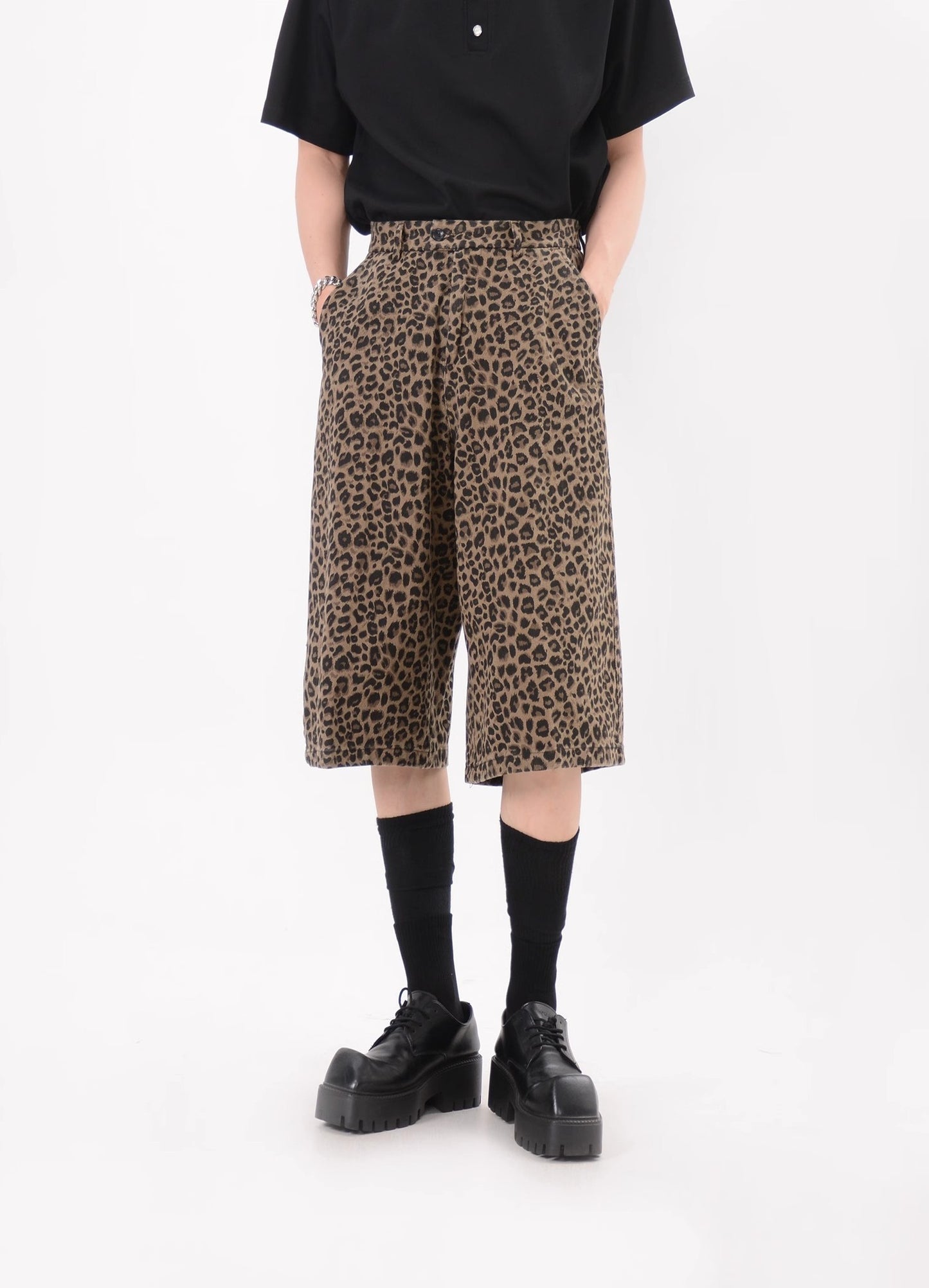 IAC | Animalier baggy shorts