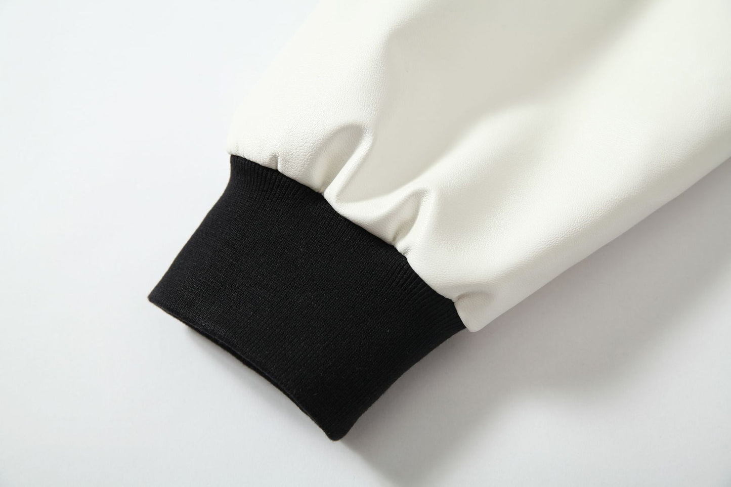 IAC | CUORE NERO leather bomber jacket