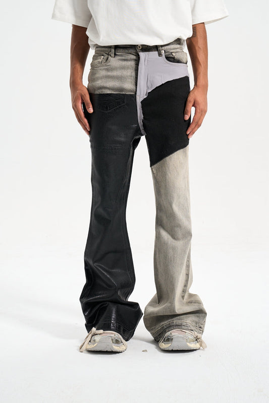 IAC | Dark enigma leather denim