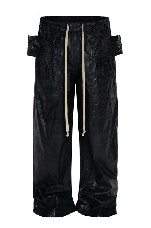 IAC | Dark Creatch Leather Pants