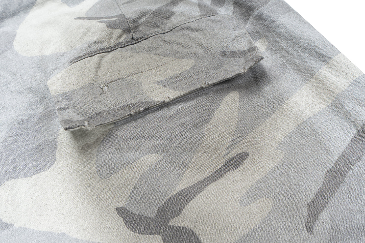 IAC | White Camo loose shorts