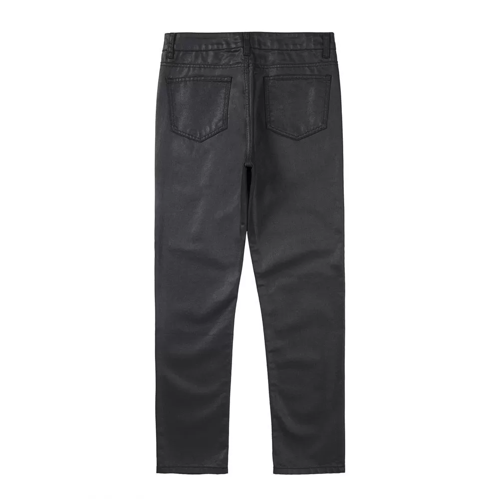 IAC | WAXED SLIM FIT PANTS