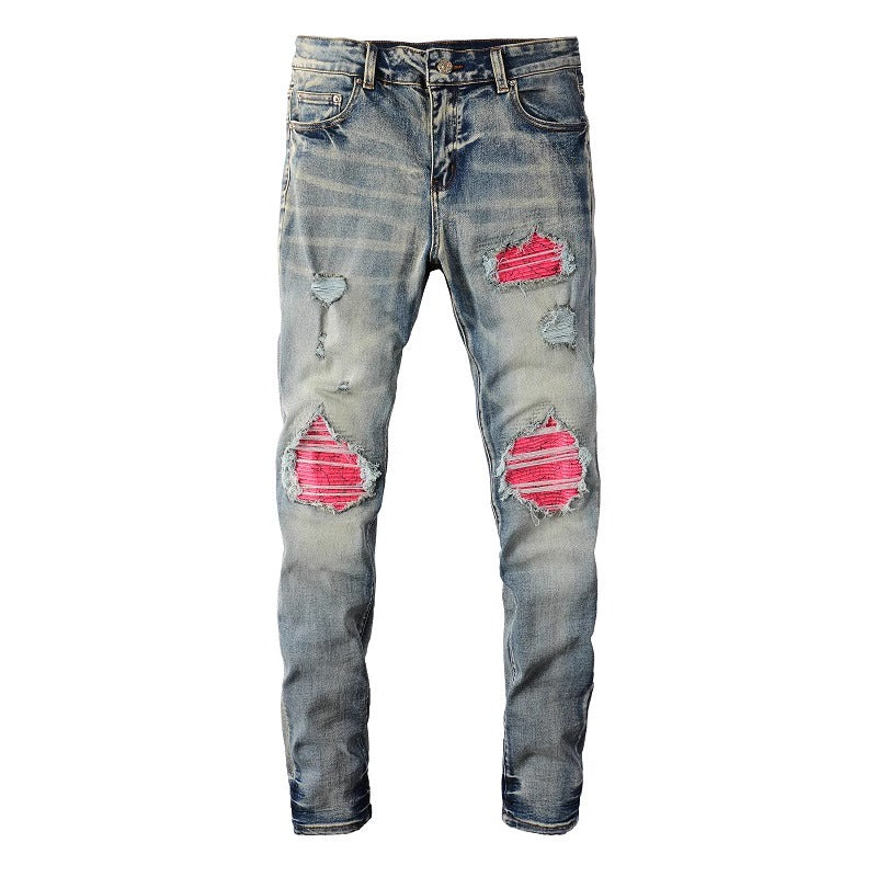 IAC | Pink light skinny jeans