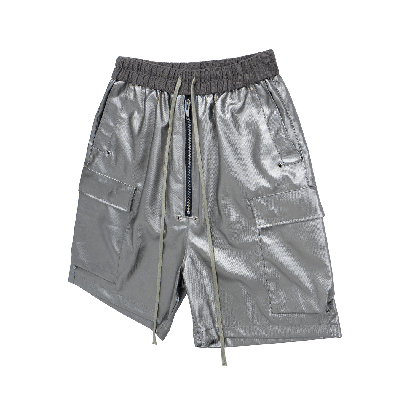 IAC | Black 0pium leather shorts
