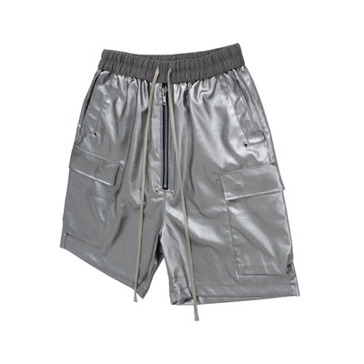 IAC | Black 0pium leather shorts
