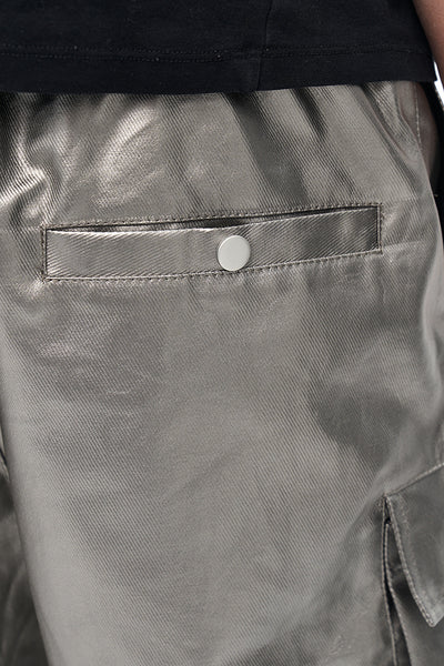 IAC | Black 0pium leather shorts