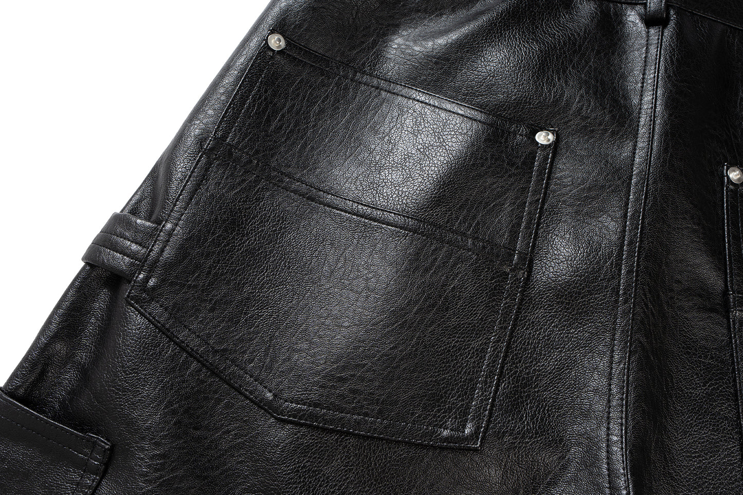IAC | LEATHER CARPENTER PANTS