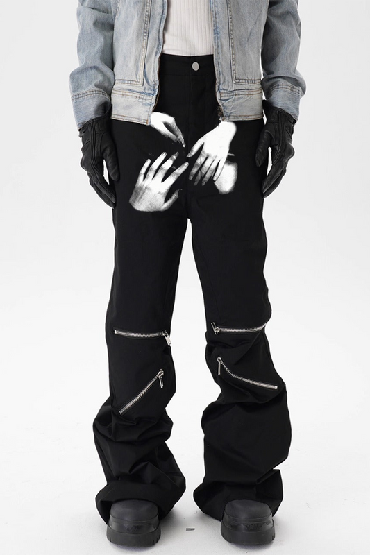 IAC | Knee zipper loose pants