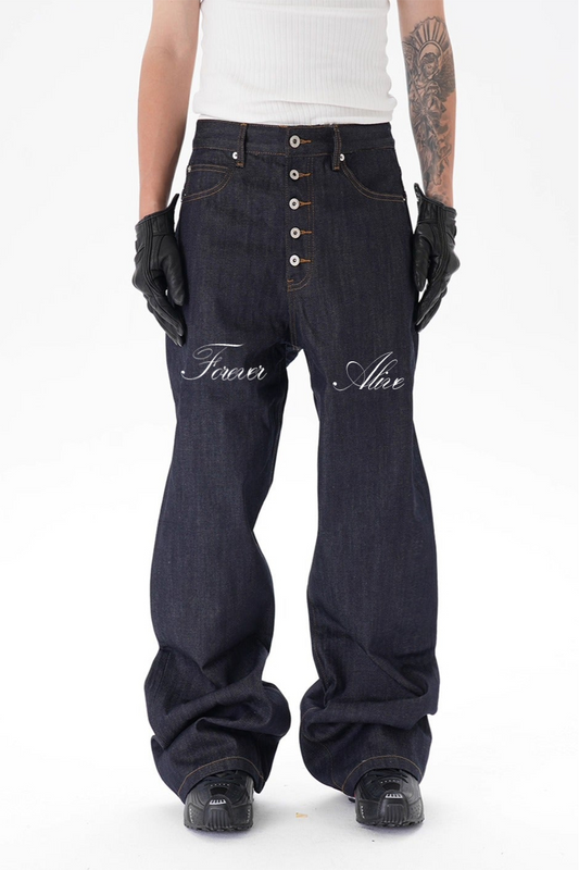 IAC | 5 BUTTONS baggy denim
