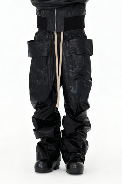 IAC | Dark Creatch Leather Pants