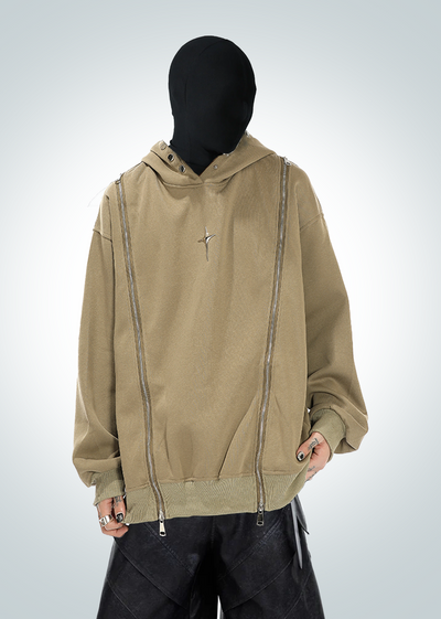 IAC | Double zipper hoodie