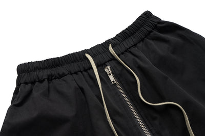 IAC | Black big zipper boxer shorts