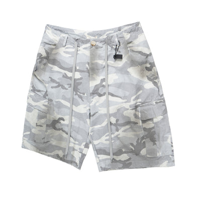 IAC | White Camo loose shorts
