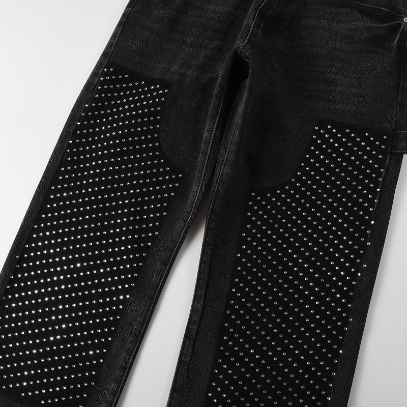 IAC | STARRY RIDER FLARED BLACK JEANS