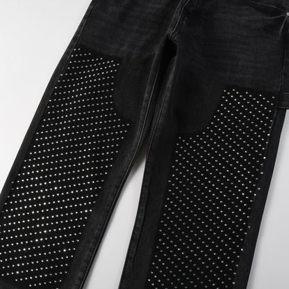 IAC | STARRY RIDER FLARED BLACK JEANS