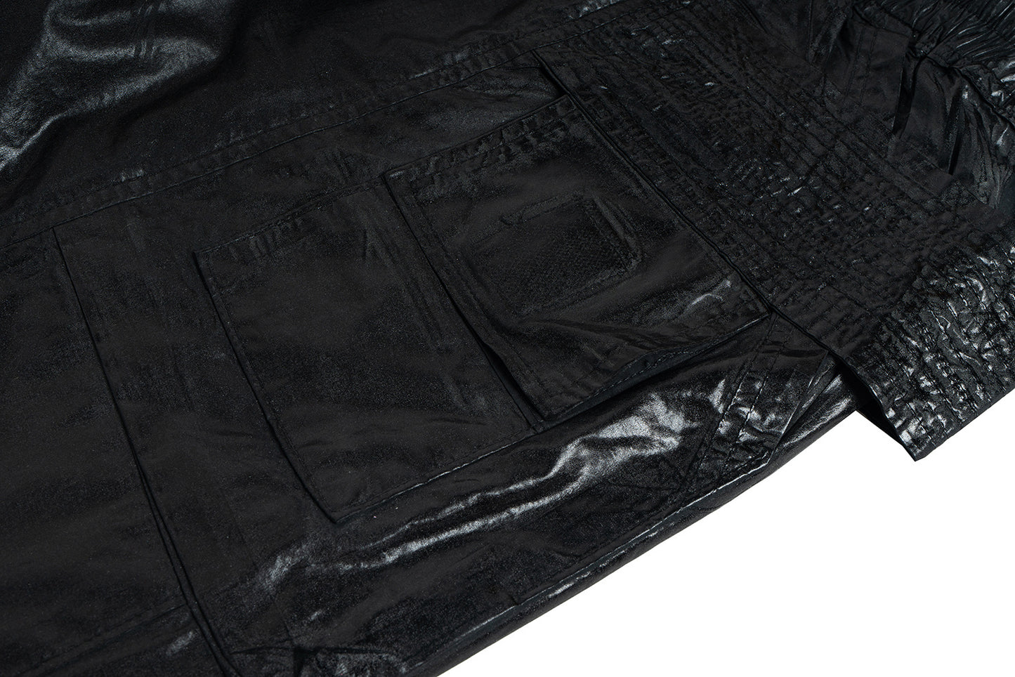 IAC | Dark Creatch Leather Pants