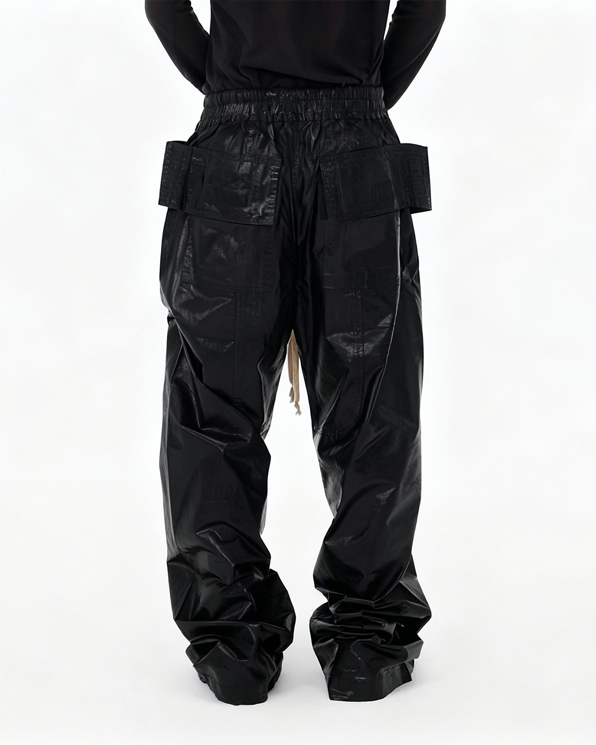 IAC | Dark Creatch Leather Pants