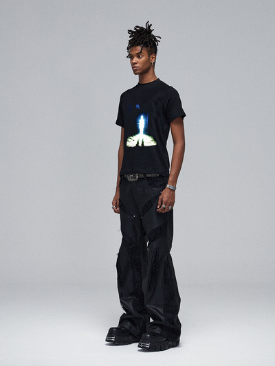 IAC | T-shirt nera Luminous Guidance