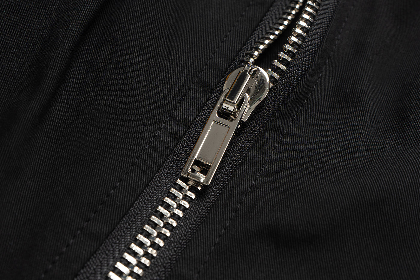 IAC | Black big zipper boxer shorts
