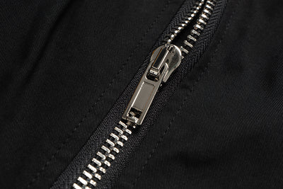IAC | Black big zipper boxer shorts