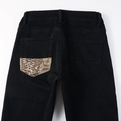 IAC | Animalier skinny jeans