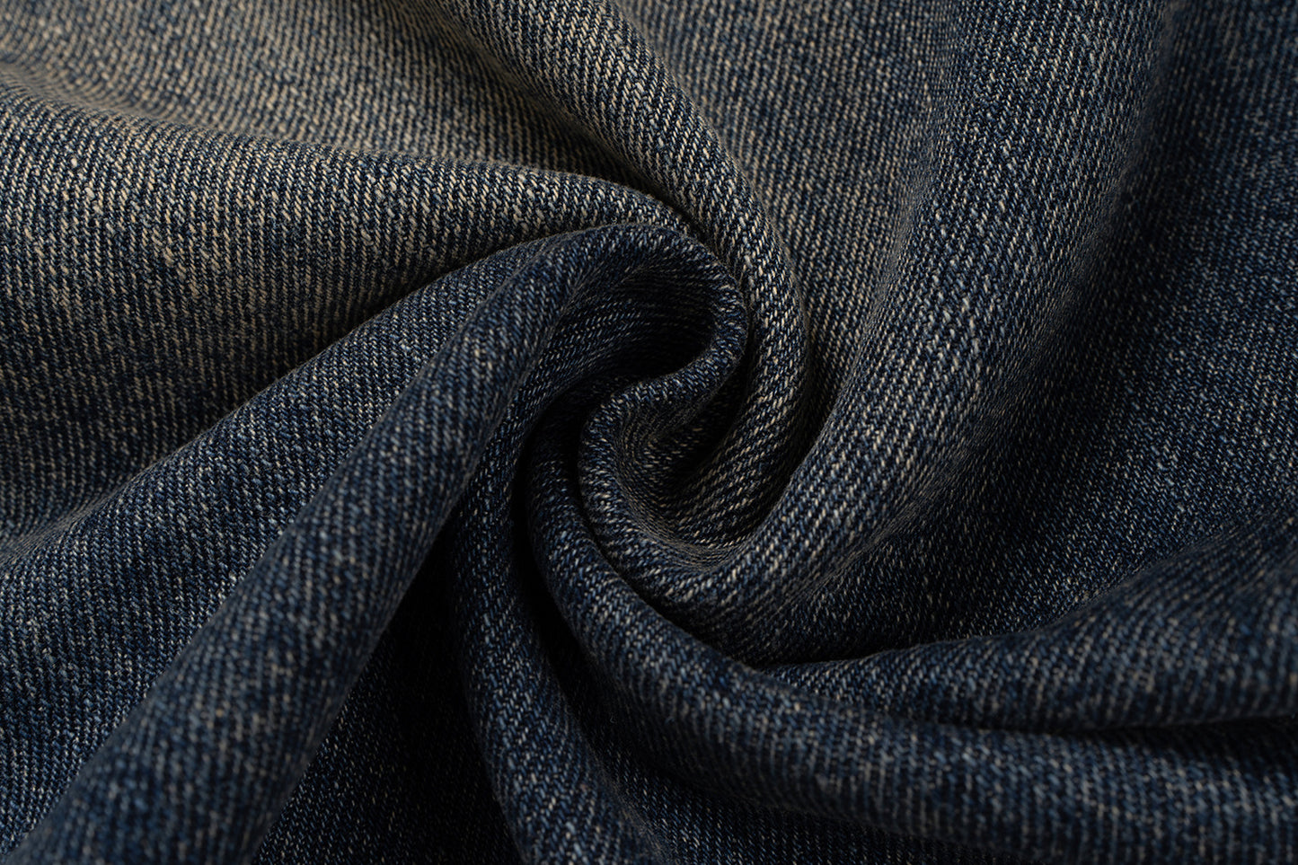 IAC | BLACK LEATHER POCKET BAGGY JEANS