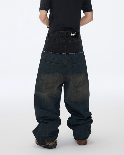 IAC | Double dark blue denim OMERTA