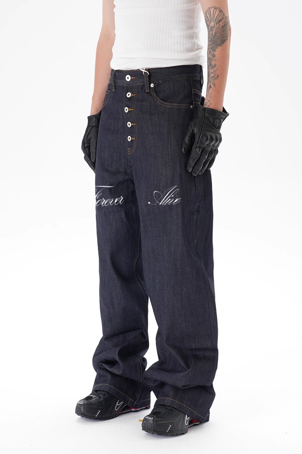 IAC | 5 BUTTONS baggy denim