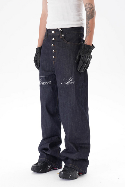 IAC | 5 BUTTONS baggy denim