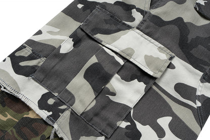 IAC | DOUBLE WHITE CAMO SHORTS I AM SEX