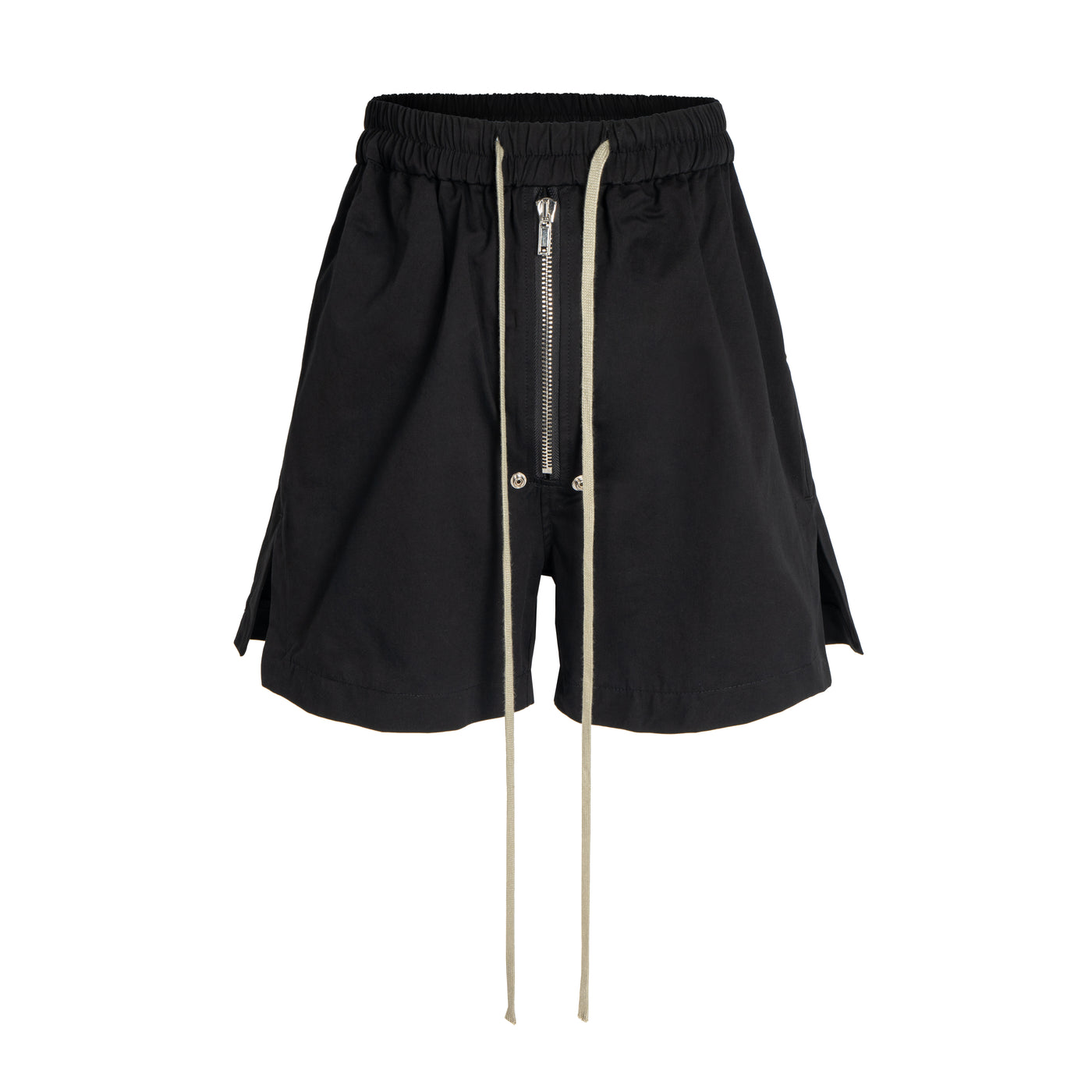 IAC | Black big zipper boxer shorts