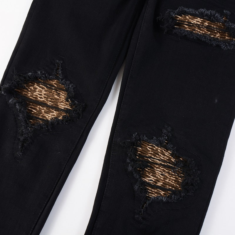 IAC | Animalier skinny jeans