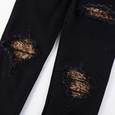 IAC | Animalier skinny jeans