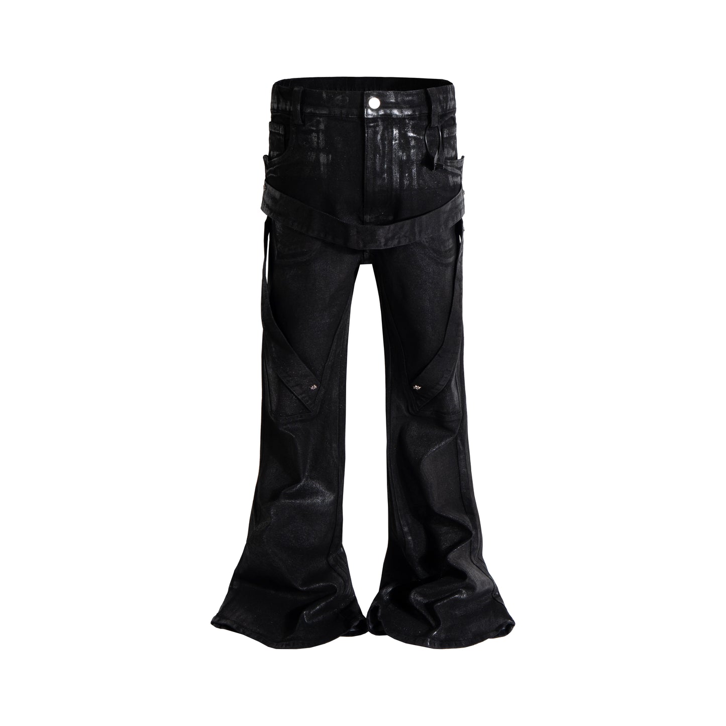 IAC | WAXED BELTED JEANS