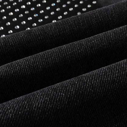 IAC | STARRY RIDER FLARED BLACK JEANS