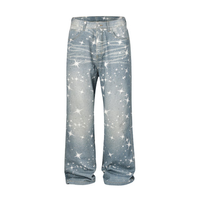 IAC | Shoot for the Stars light blue denim