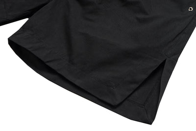 IAC | Black big zipper boxer shorts