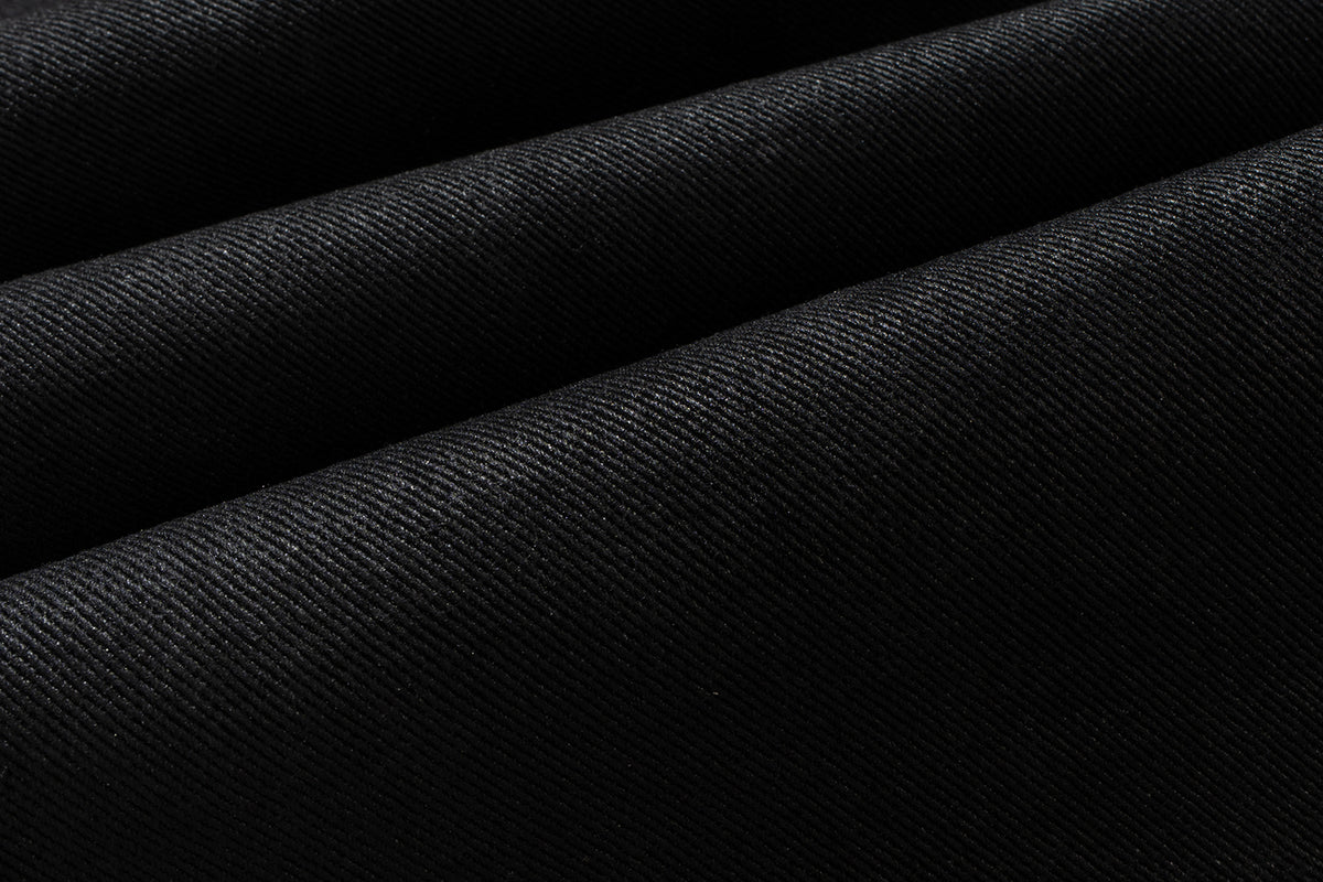 IAC | DOUBLE BLACK DENIM LEATHER JEANS