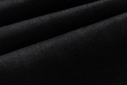 IAC | DOUBLE BLACK DENIM LEATHER JEANS