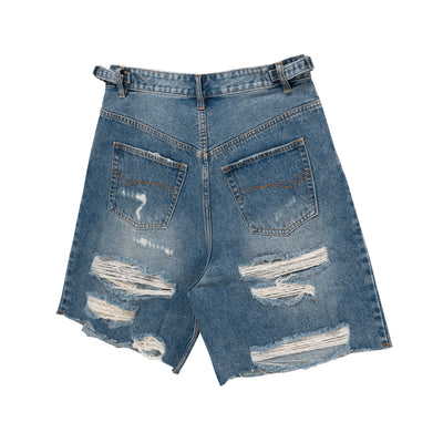 IAC | Distressed denim loose shorts