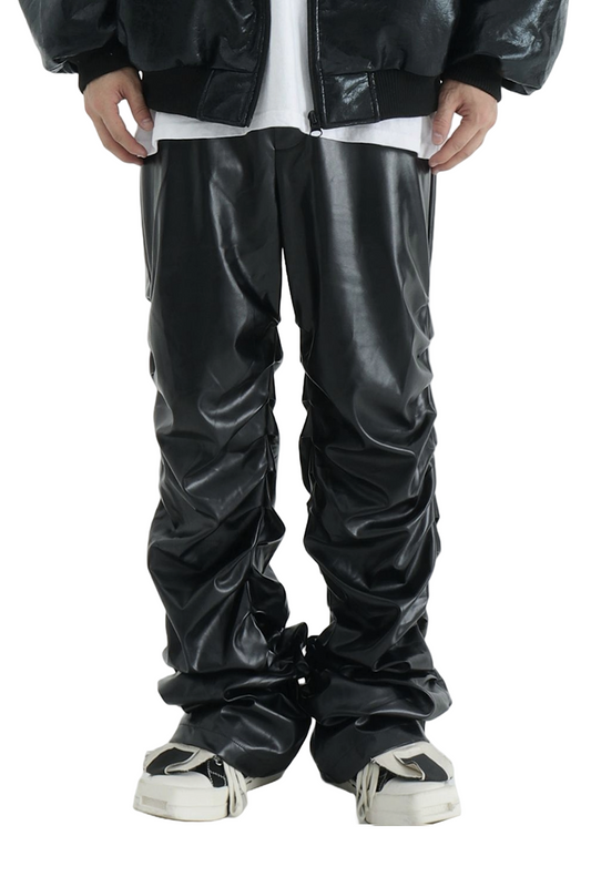 IAC | Pleated leather pants