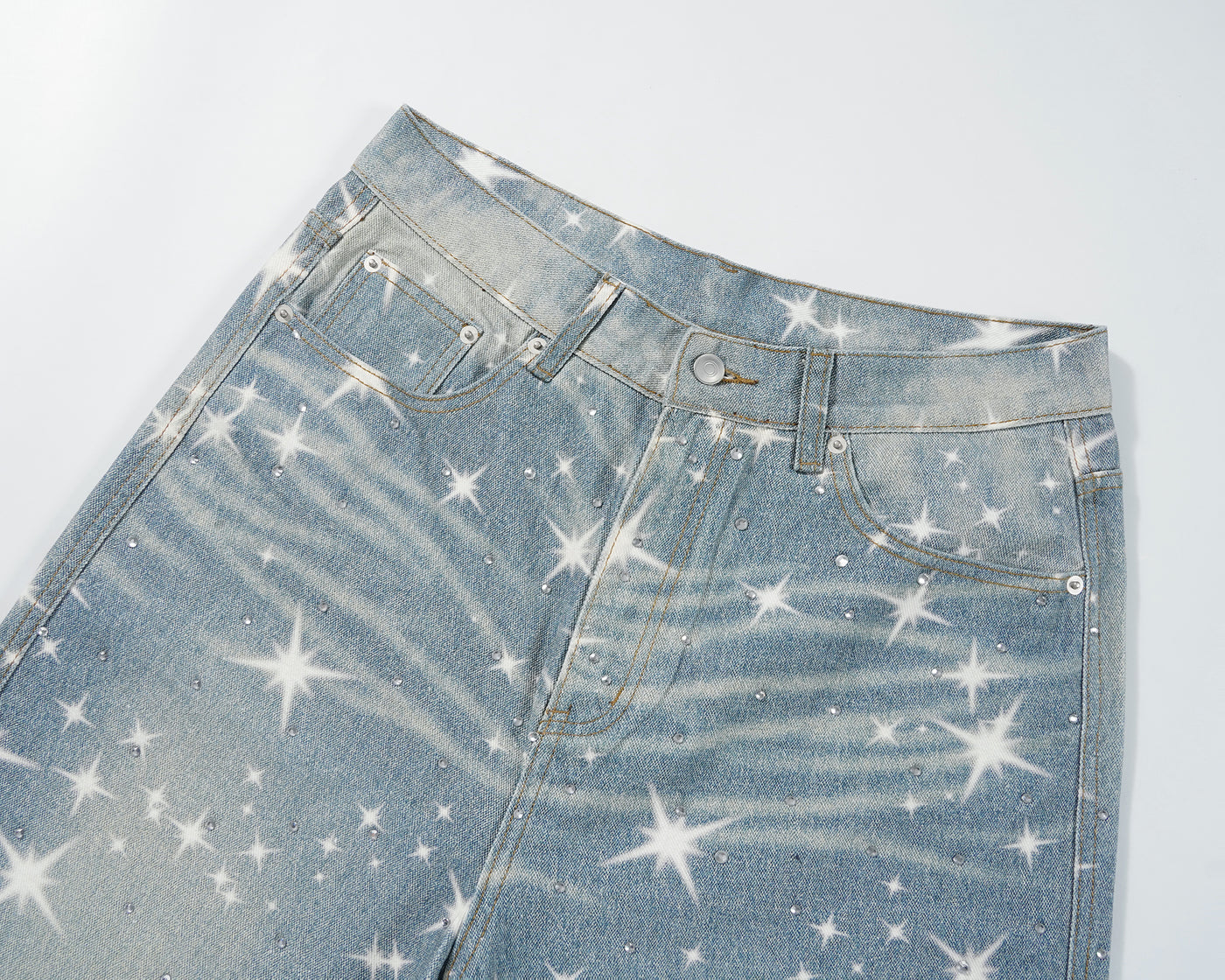 IAC | Shoot for the Stars light blue denim