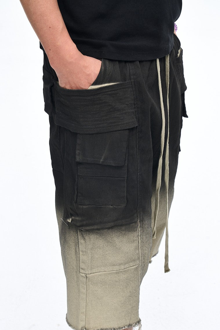 IAC | Dark creatch cargo shorts