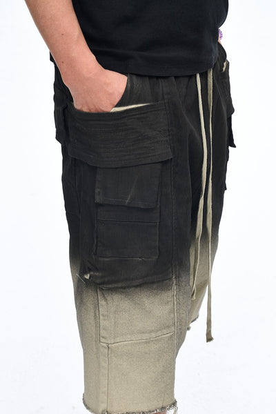 IAC | Dark creatch cargo shorts
