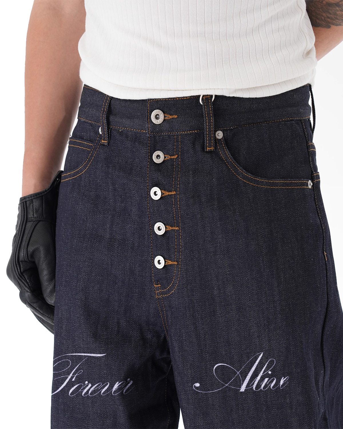 IAC | 5 BUTTONS baggy denim